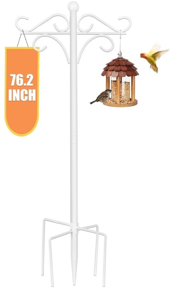 Zolvano® Herdershaak - Herdersstafhaak - Tuinhaak-Wit