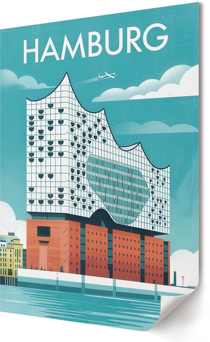Coloray Polycanvas Wandposter - Grijze Kat, Fotografie - A2 - Grijs Illustratie - Rechthoek - Canvasposter - Woonkamer, Slaapkamer, Kantoor - Klassiek