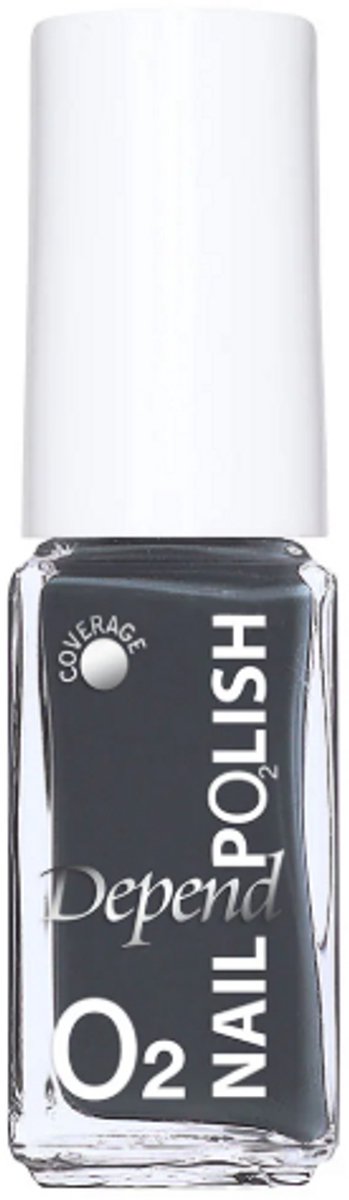 Depend Cosmetic | O2 Nail Polish | Nagellak | Grijsbruin | nr.641 | 5ml