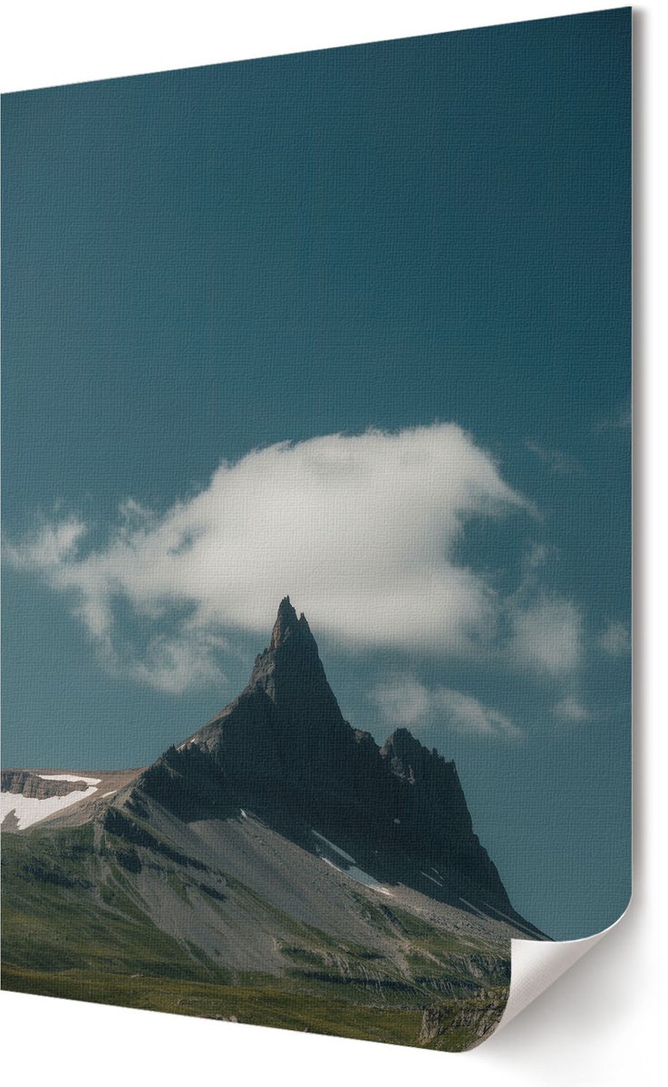 Coloray Polycanvas Wandposter - Exotische Scène, Fotografie - A3 - Blauw Motief - Rechthoek - Canvasposter - Woonkamer, Slaapkamer, Kantoor - Modern