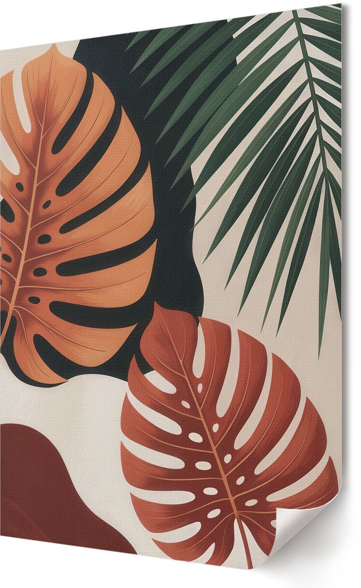 Coloray Polycanvas Wandposter - Bosvruchten, Fotografie - A3 - Groen Illustratie - Rechthoek - Muurkunst - Woonkamer, Slaapkamer, Kantoor - Rustiek