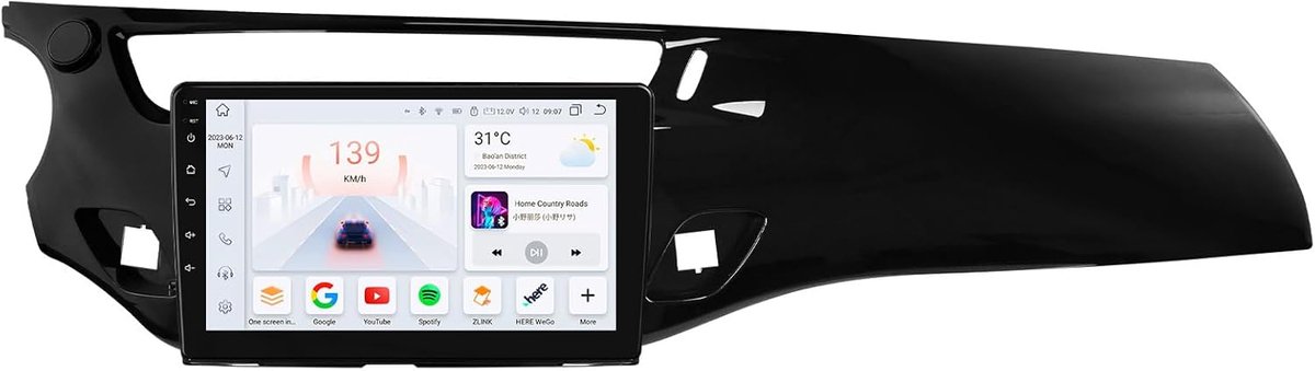 13 autoradio voor Citroen C3 DS3 2010-2016 8-core 4G+32G GPS Navi met draadloze carplay Android Auto Bluetooth DAB WiFi 4G Mirror Link Achter/vooraan camera -zwart