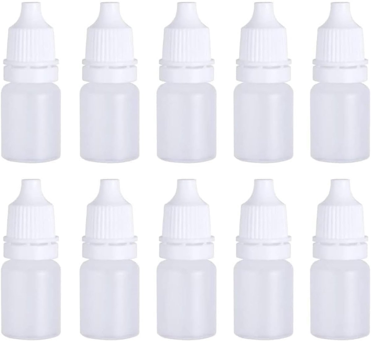 10 stuks druppelflesjes 5 ml knijpflesjes Flexibele vloeistof flessen 5 ml flessen containers met deksel Lege knijpflesjes
