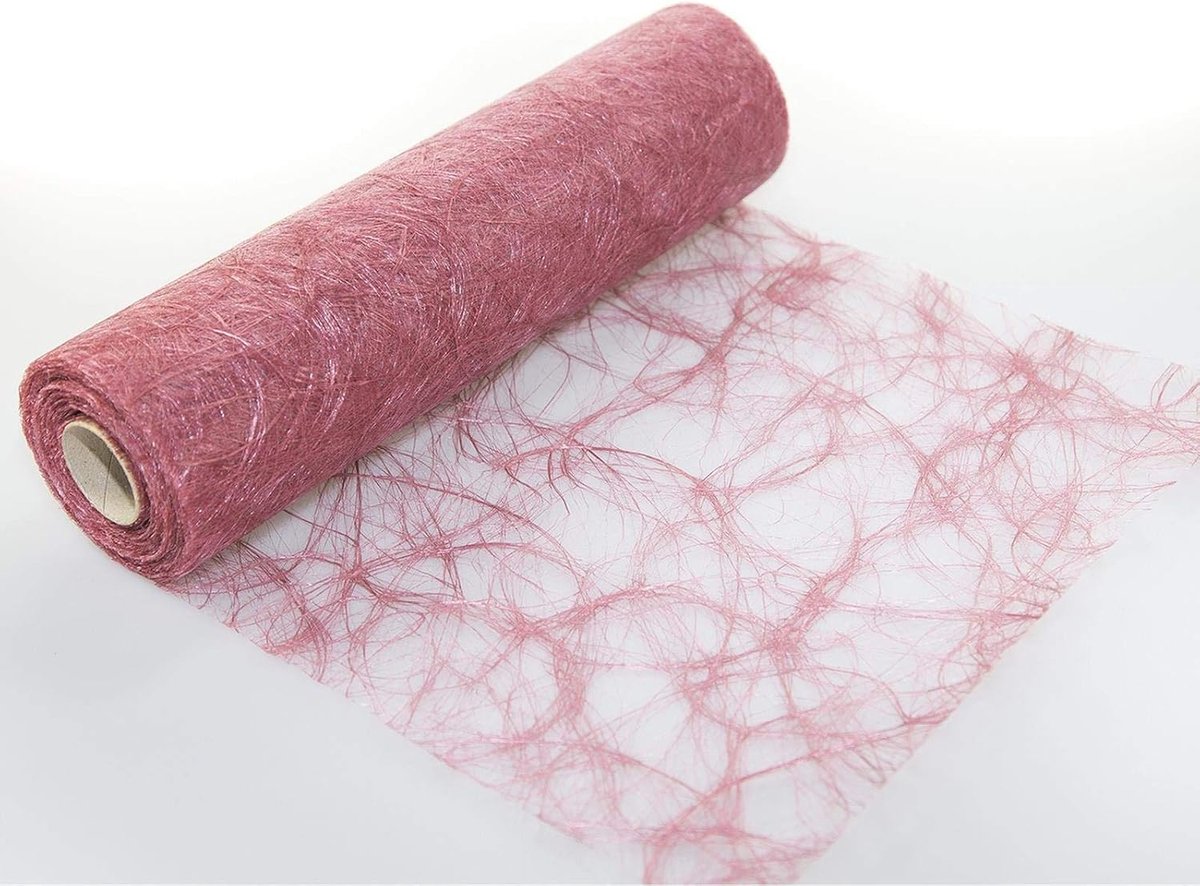 tafelloper in verschillende kleuren, 30 cm breed, 5 of 20 m lang 20 m roze 3050