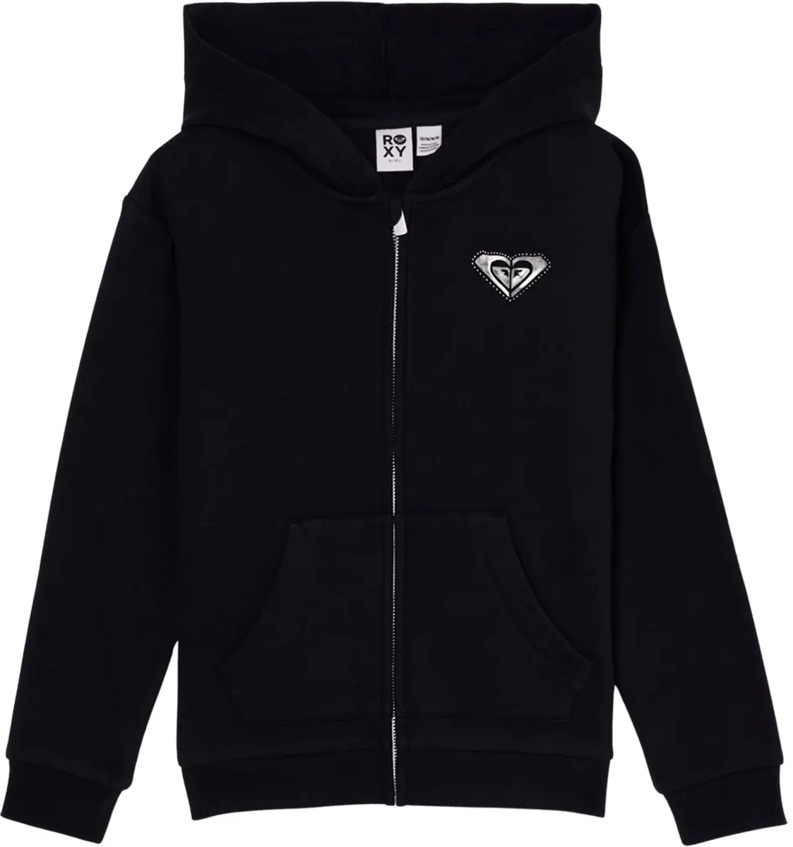 Roxy Surf Feeling Sweatshirt Met Rits 4 Years Meisje Antraciet