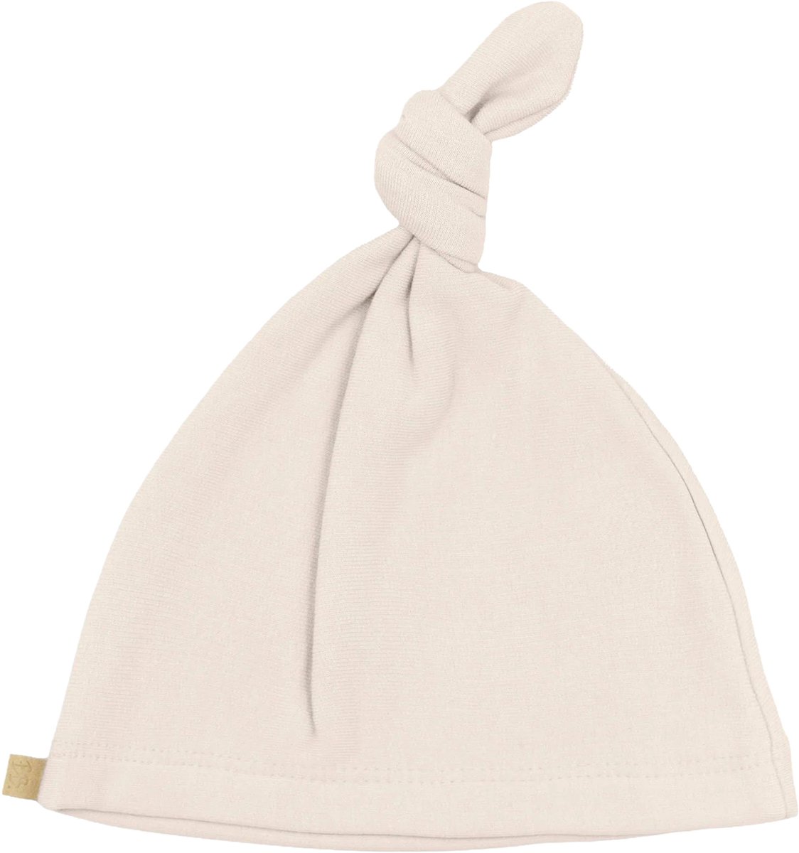 Bamboom Mutsje met knoop - Warm White - One Size