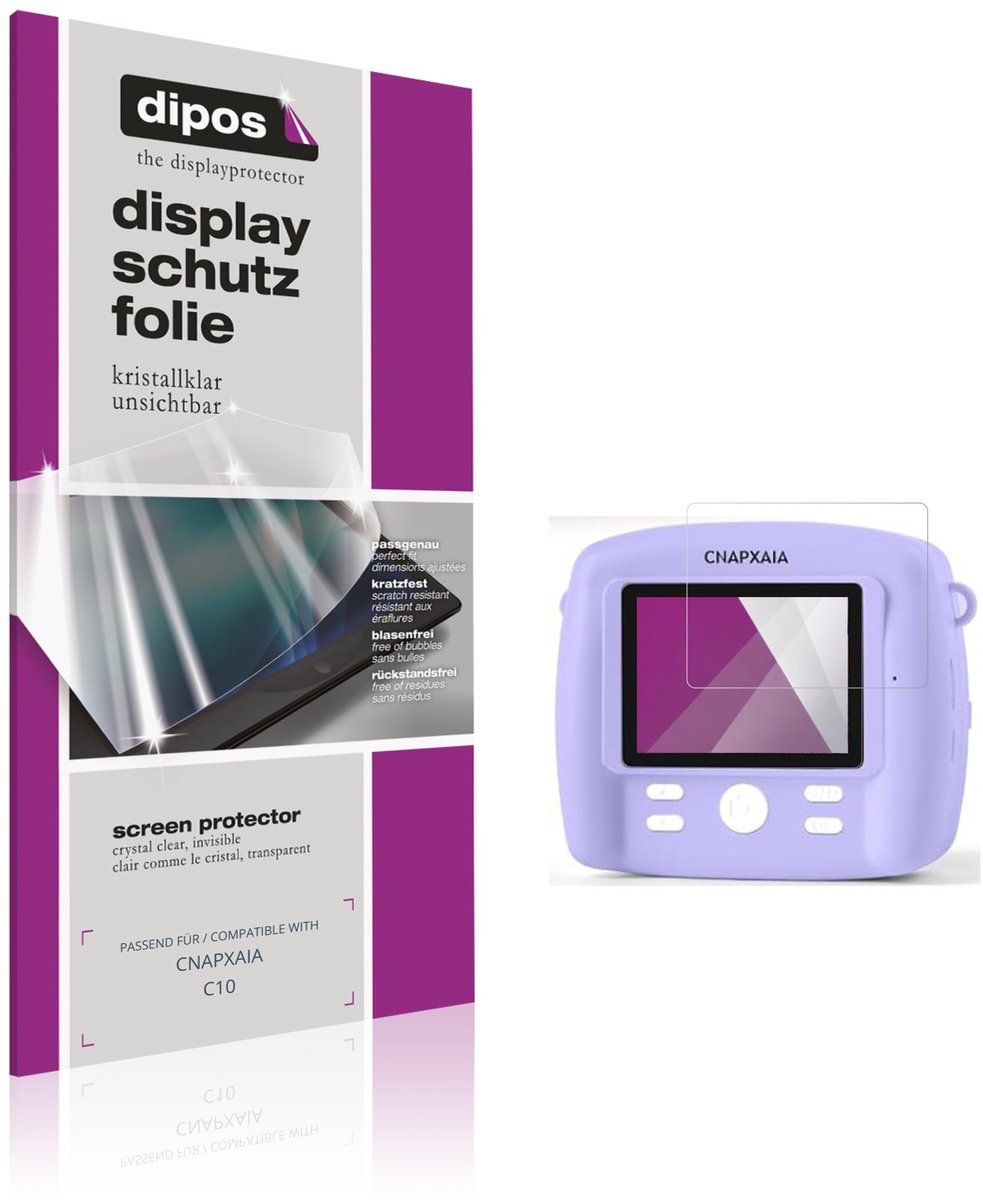 dipos – 4x Beschermfolie geschikt voor CNAPXAIA C10 | Krasbestendige & heldere Screenprotector Ultra-Thin