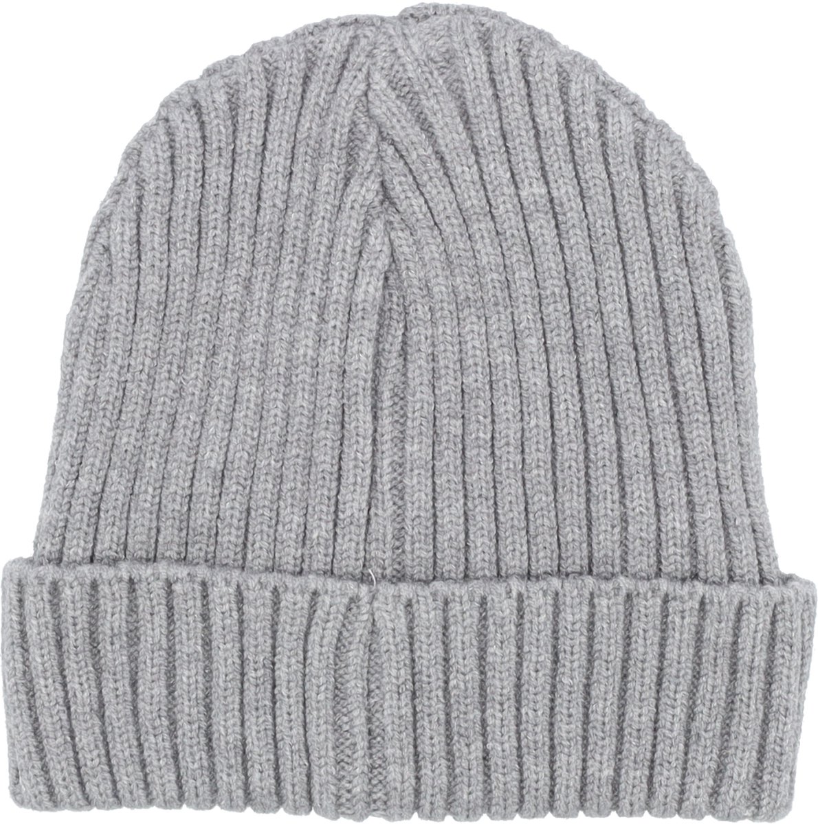 Puck Knit Muts - Light Grey Melange