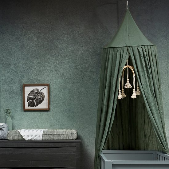 Meyco Baby Uni klamboe - forest green — afbeelding 5