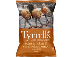 Tyrrells Chicken Onion - Chips - 10 x 150 gram