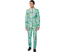 Suitmeister Tropical - Heren Pak - Carnavalskleding - Kostuum - Gekleurd - Maat XL