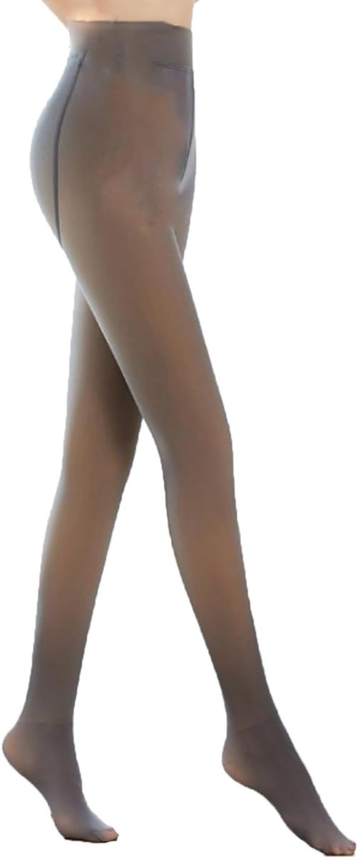 Thermische Fleece Lined Tights voor Dames - Hoge Taille, Translucente Leggings en Kostuumaccessoires voor Koud Weer