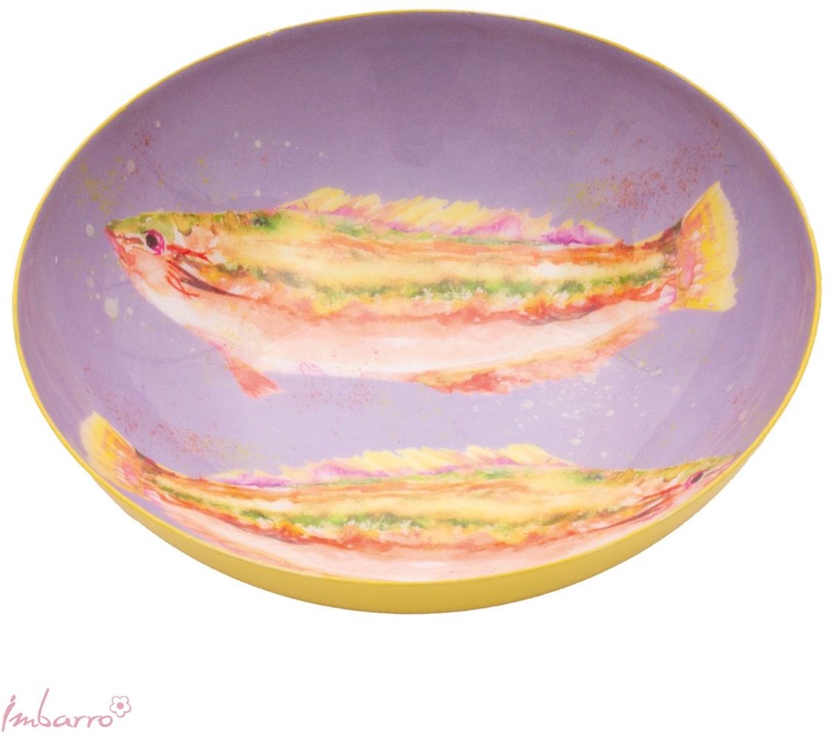 Imbarro Home & Fashion - Bowl Glow XL - Multi, Paars - 30 X 30 cm