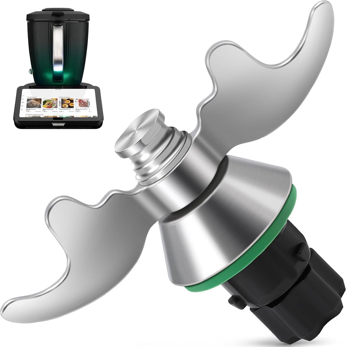Deeg Kneedmes voor TM7 TM6 Mes, Mesvervangende Accessoires Voor TM7 TM5,TM6,TMF, accessoires TM6 - Geen Deegresten, Snel Reinigen van het TM5 Mes