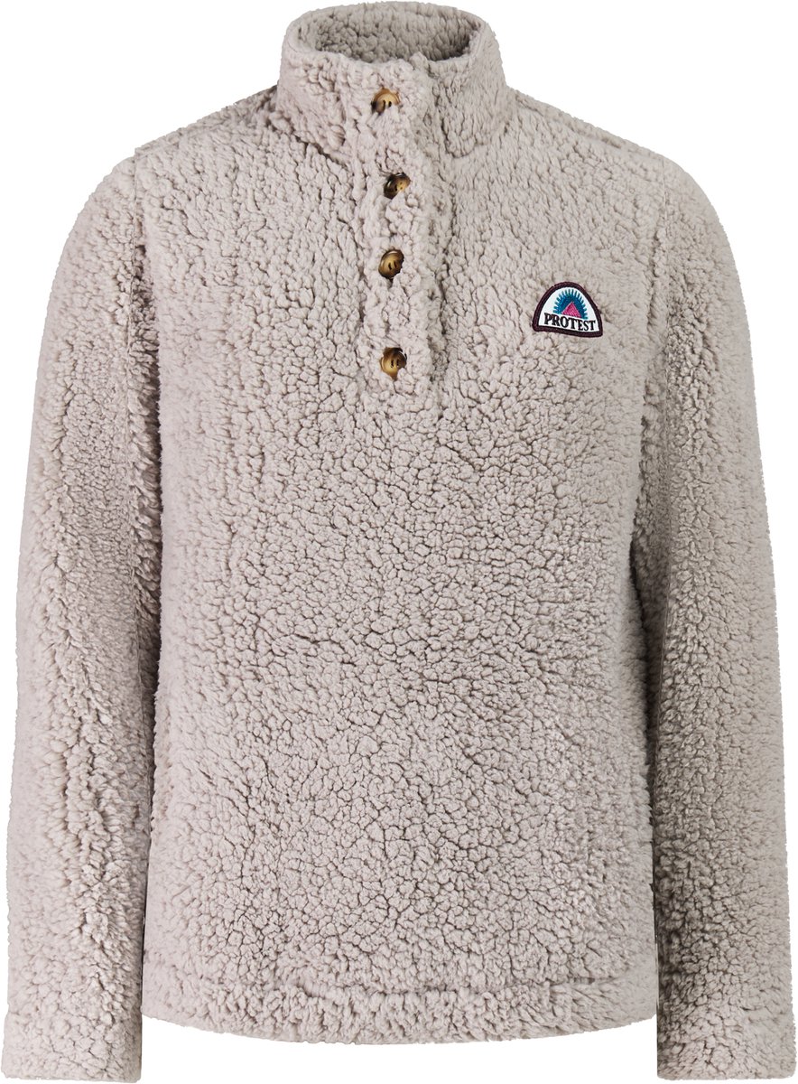 Protest PRTRadley Sweater Dames Trui 1/4 drukknopen Groen