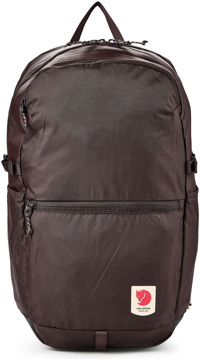 Fjällräven vrijetijdsrugzak rugzak met laptopvak High Coast Backpack 24 Black Oak donkerbruin