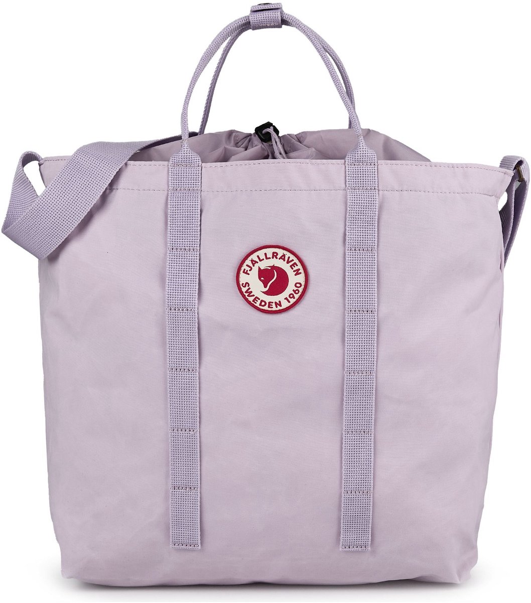 Fjällräven schoudertas laptoptas met laptopvak 1960 Tote Pastel Lavender paars