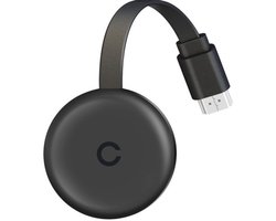medj-Full HD- Smart HDMI Dongle - Draadloos tv kijken - WIFI Receiver Voor Android, Google en IOS - App Streaming -Grijs-2026 Nieuw