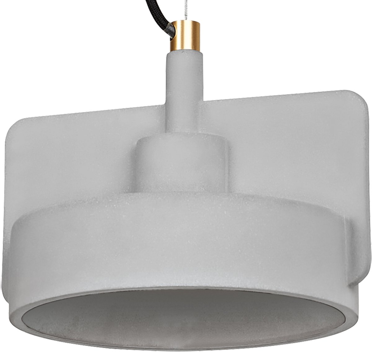 OSRAM Decor Mold decoratieve hanglamp met gegoten betonnen lampenkap, 225 mm, met E27 fitting, IP20, donkergrijs