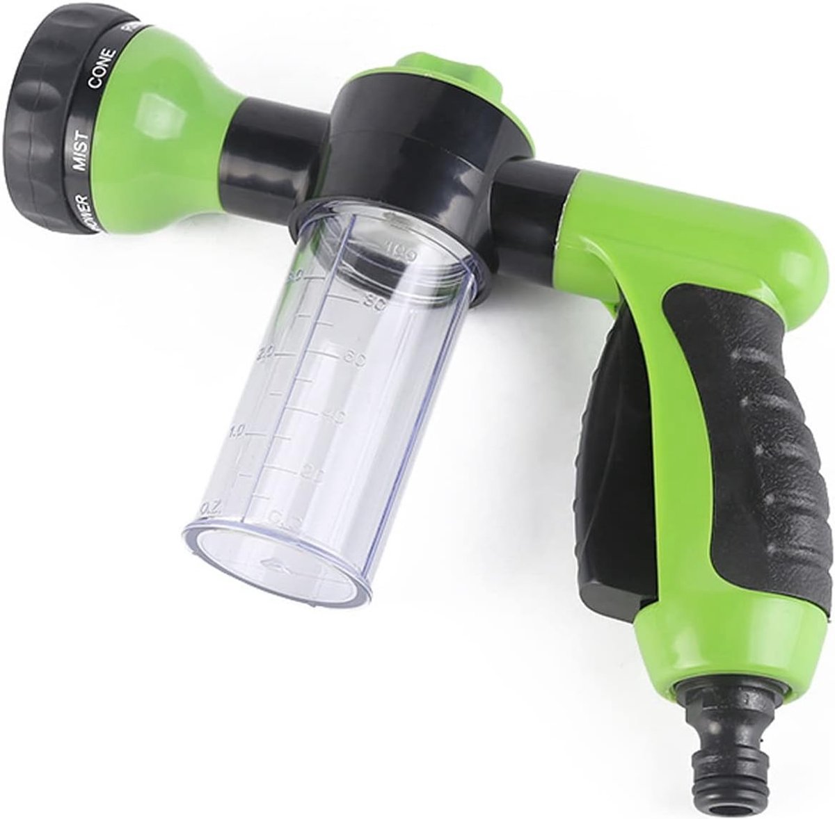 Handdouche voor de tuin - Groen - Schoonmaaksproeier met 8 standen - Voor Besproeiing, Autowassen en Douchen van Huisdieren