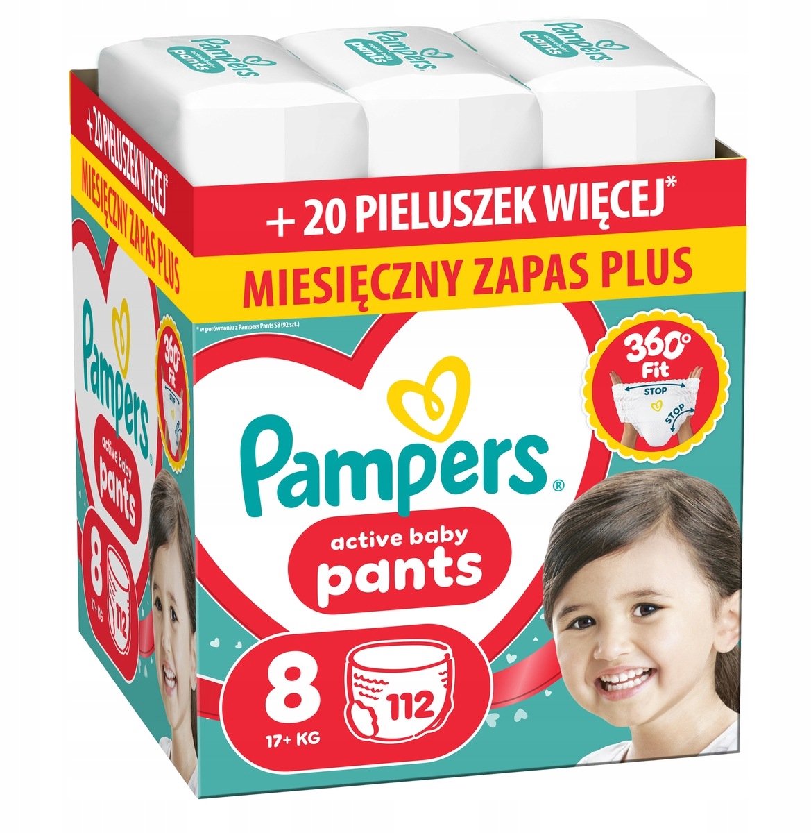Pampers Broek luiers maat 8 | 112 stuks