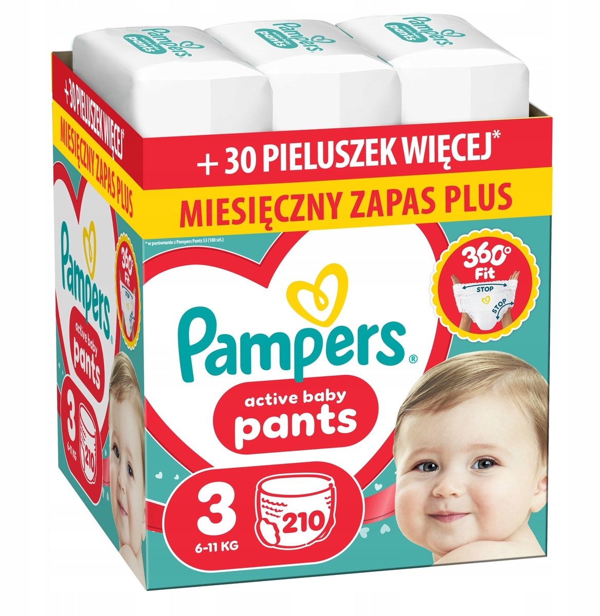 Pampers luierbroekjes maat 3 | 210 stuks