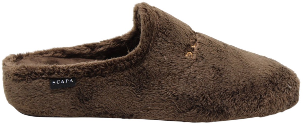 Scapa - Pantoffels - Bruin - Vrouwen - Maat 40 -