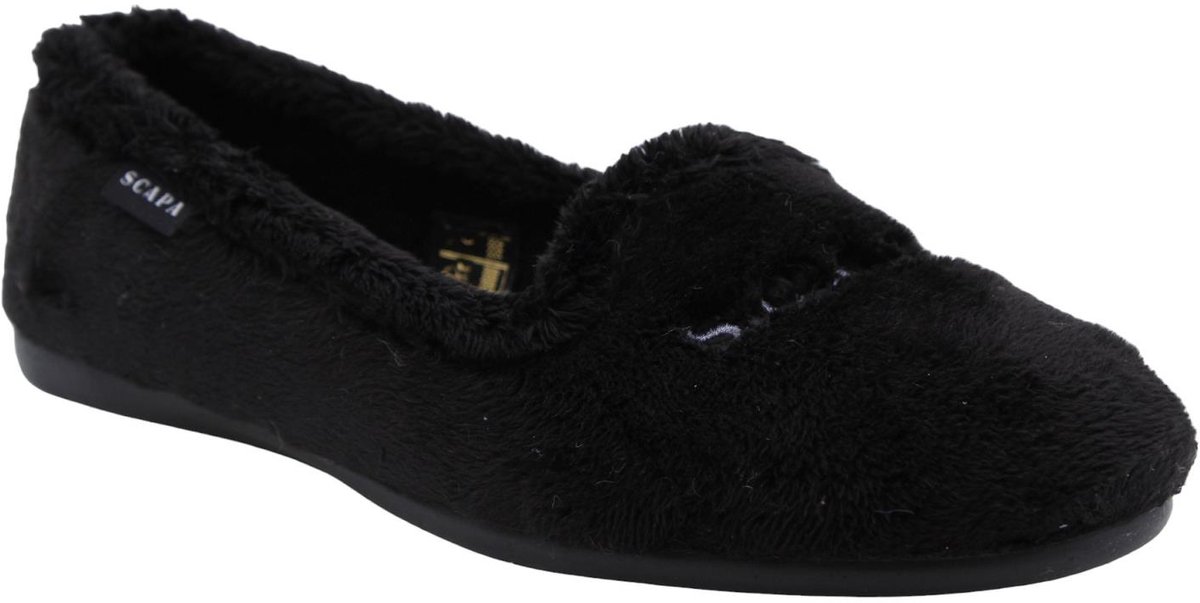 Scapa - Pantoffels - Zwart - Vrouwen - Maat 41 -
