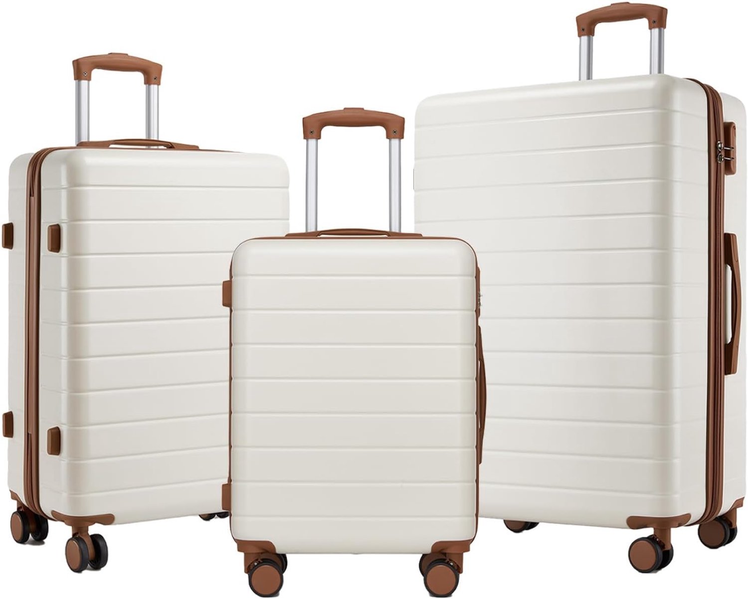 Koffers: Kleine Handbagage, Middelgrote en Grote Ruimbagage, Harde Reiskoffer Trolley Ryanair Cabine met Slot van ABS+PC