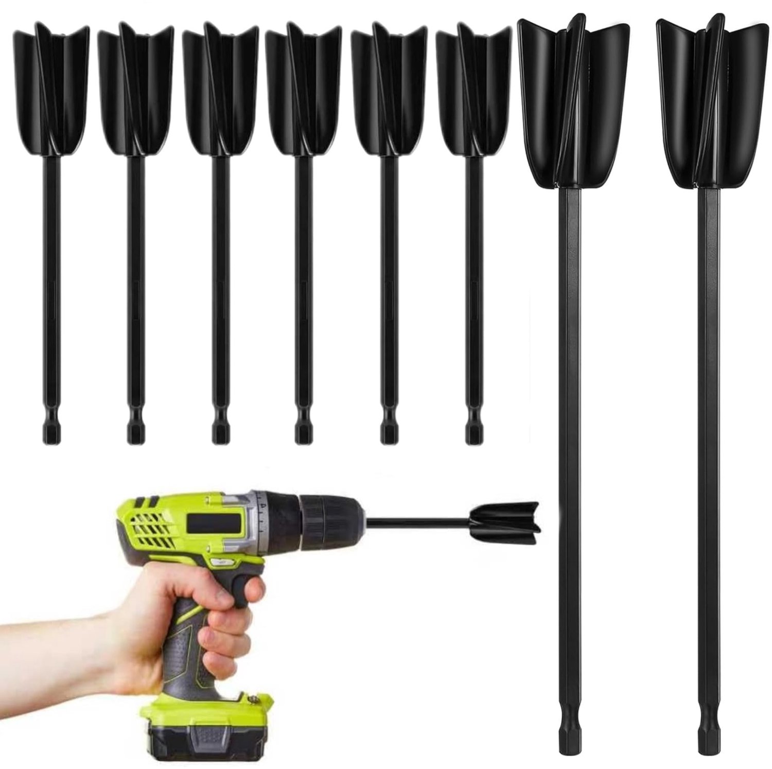 Set van 8 Epoxyhars Roerstaafjes voor Maken en Schilderen