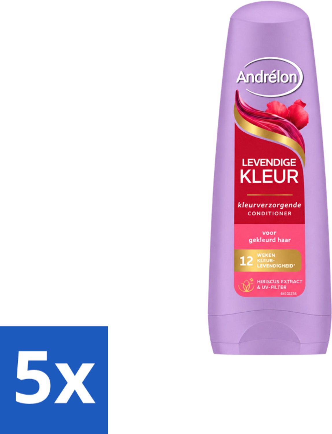 5 x Andrélon – Conditioner – Levendige Kleur – 200 ml - Voordeelverpakking - 5 stuks