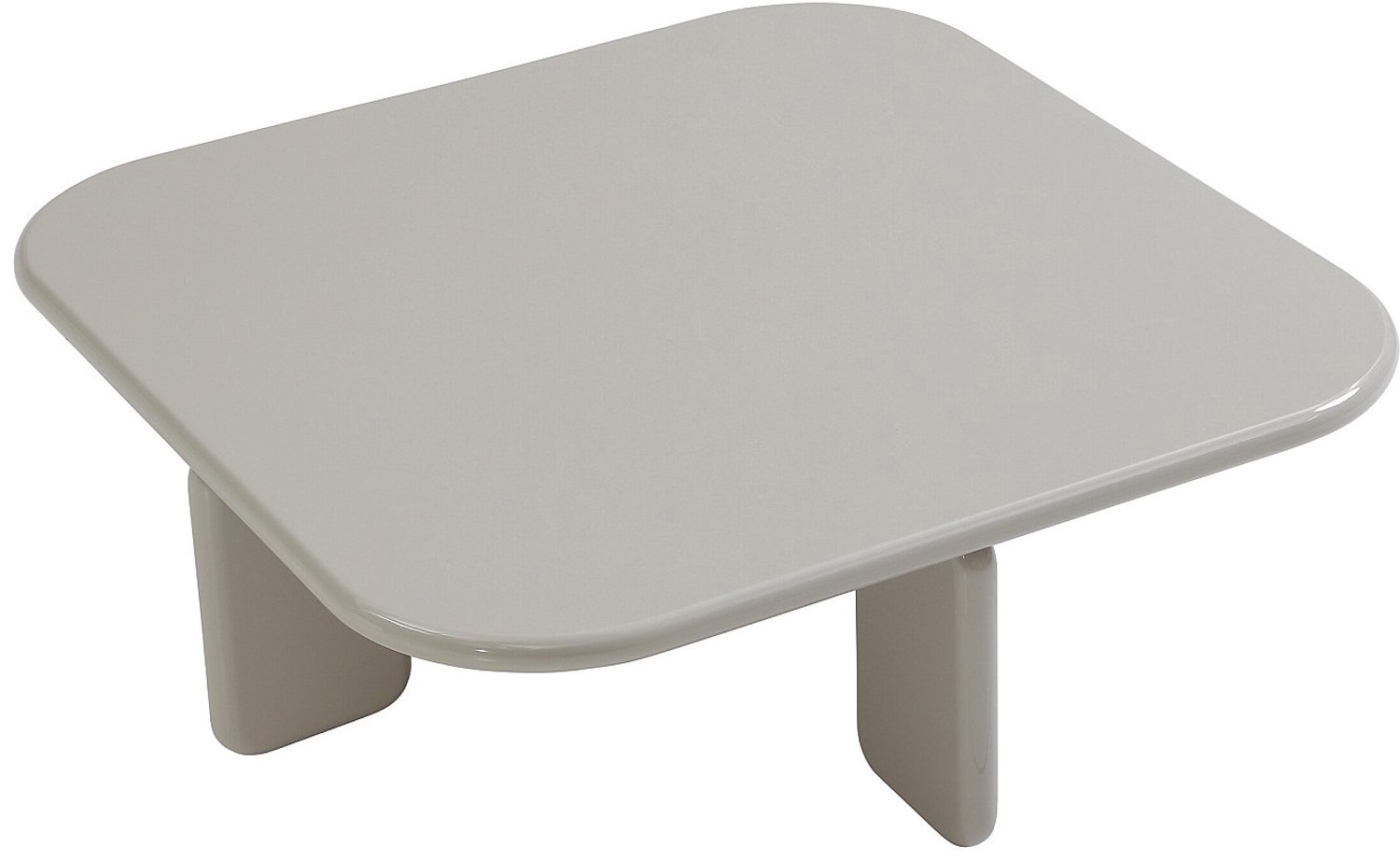 Vente-unique Salontafel in MDF - Beige gelakt - BRILONA