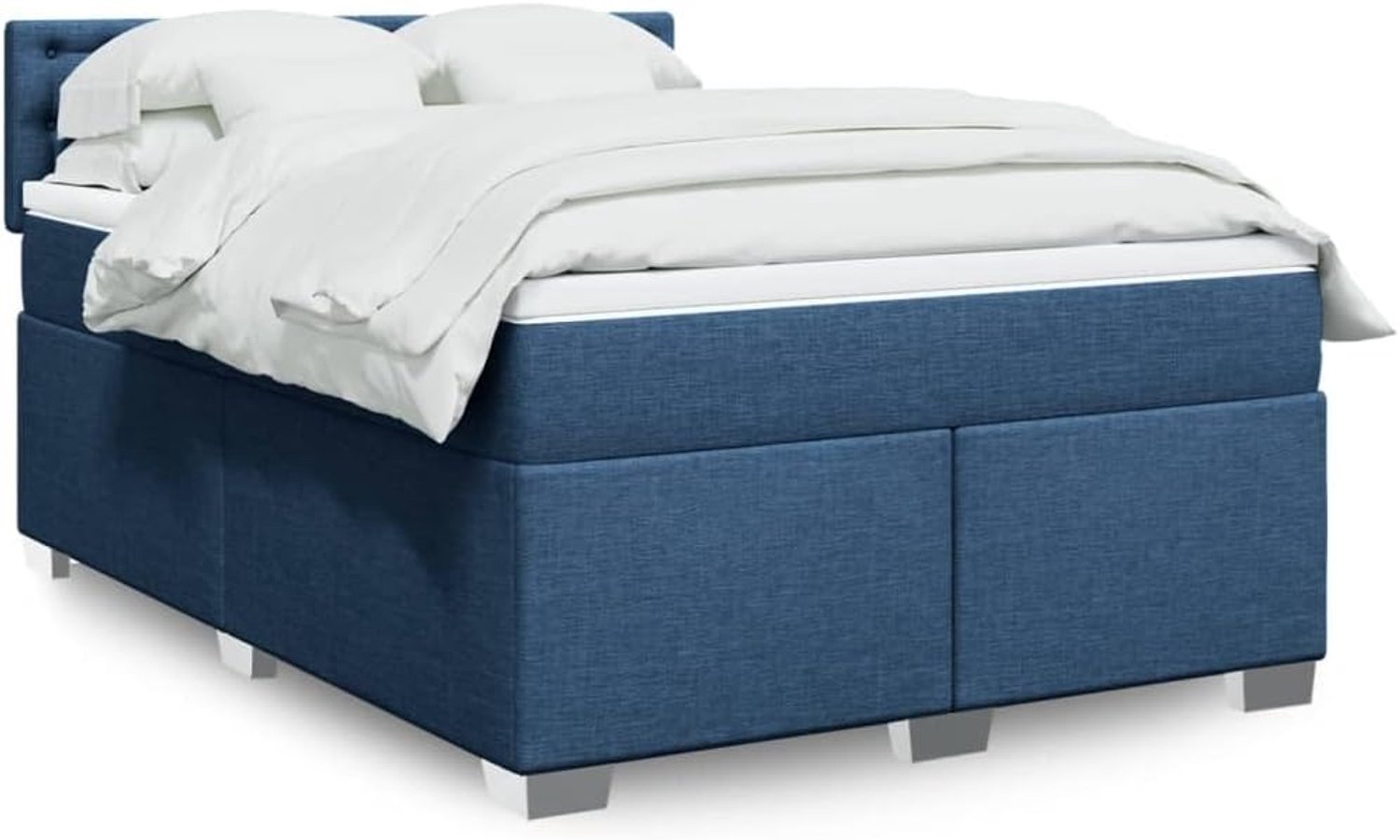 Pocketveringmatras Blauw 140x200 cm