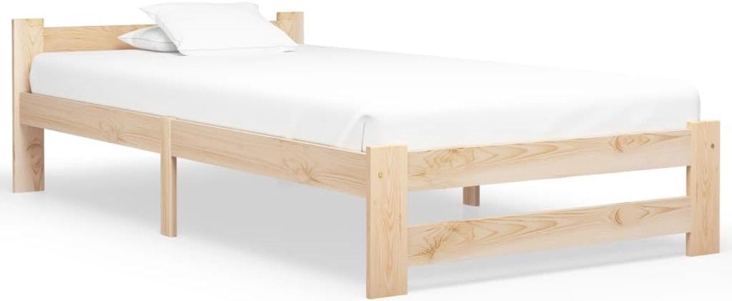 Massief grenenhout elegant klassiek 90x200 cm