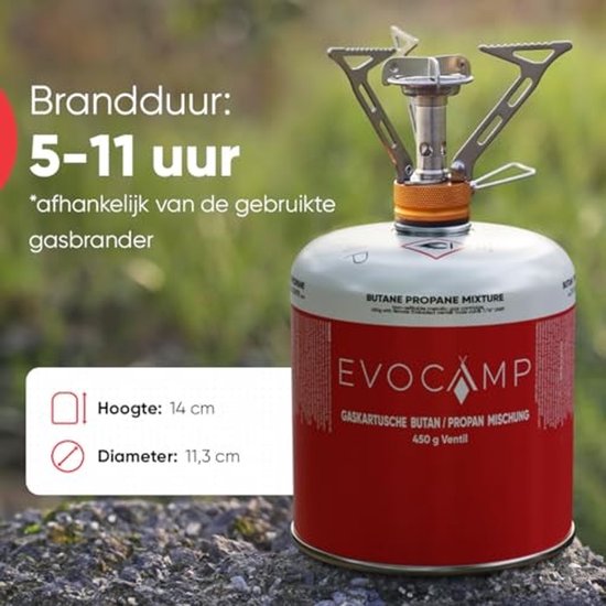 Gascartridge 450 g - Geschikt voor Weber Grills — afbeelding 3