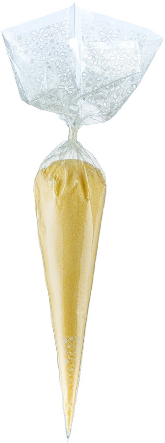Claudius Scrubzout Vanille - 300 gram in puntzak wit - set van 6 stuks - Hydraterende Lichaamsscrub - Body Scrub