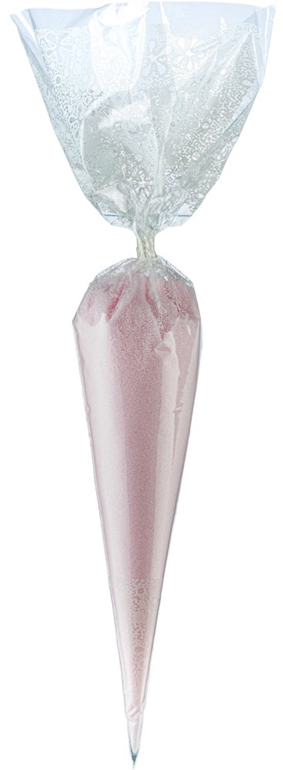 Claudius Scrubzout Rozen - 300 gram in puntzak wit - set van 6 stuks - Hydraterende Lichaamsscrub - Body Scrub