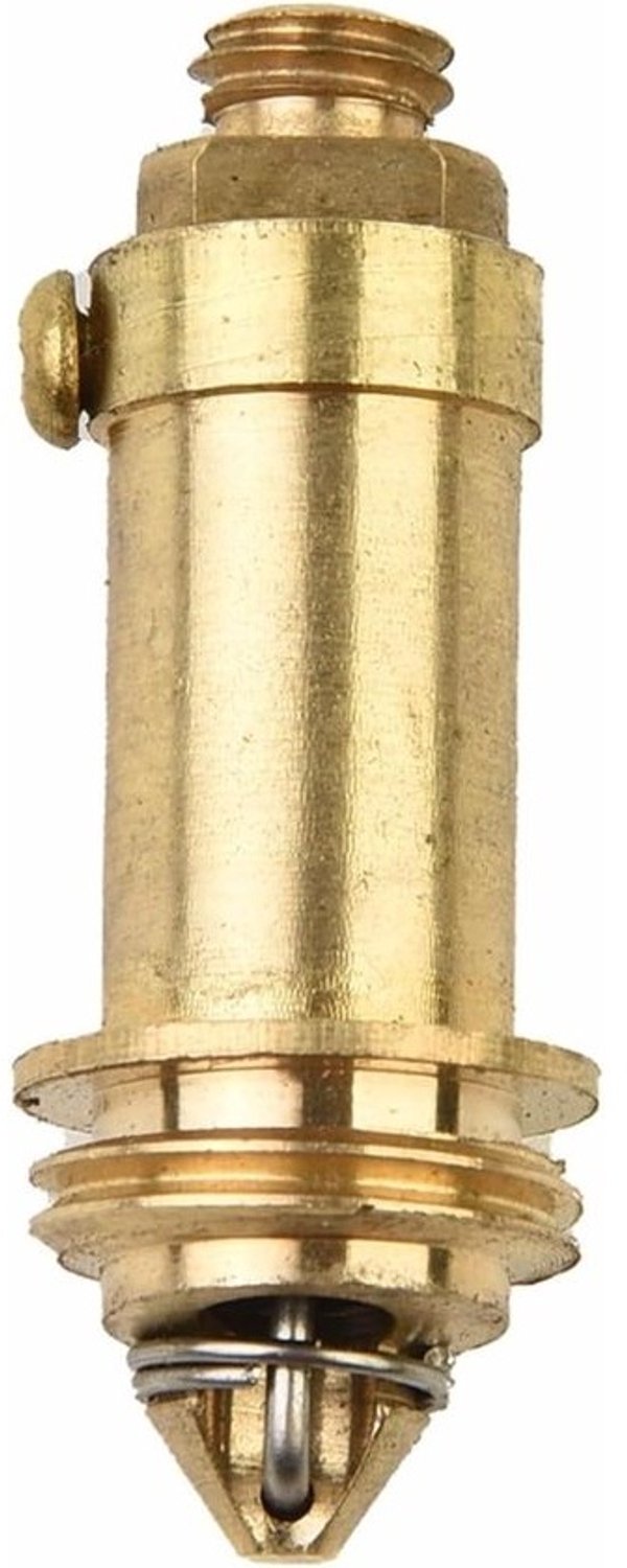 Wastafelafvoerplug - Afvoerstop voor kraan - Badkamerreparatie - Messing materiaal - Standaard fitting - Zilverkleurig