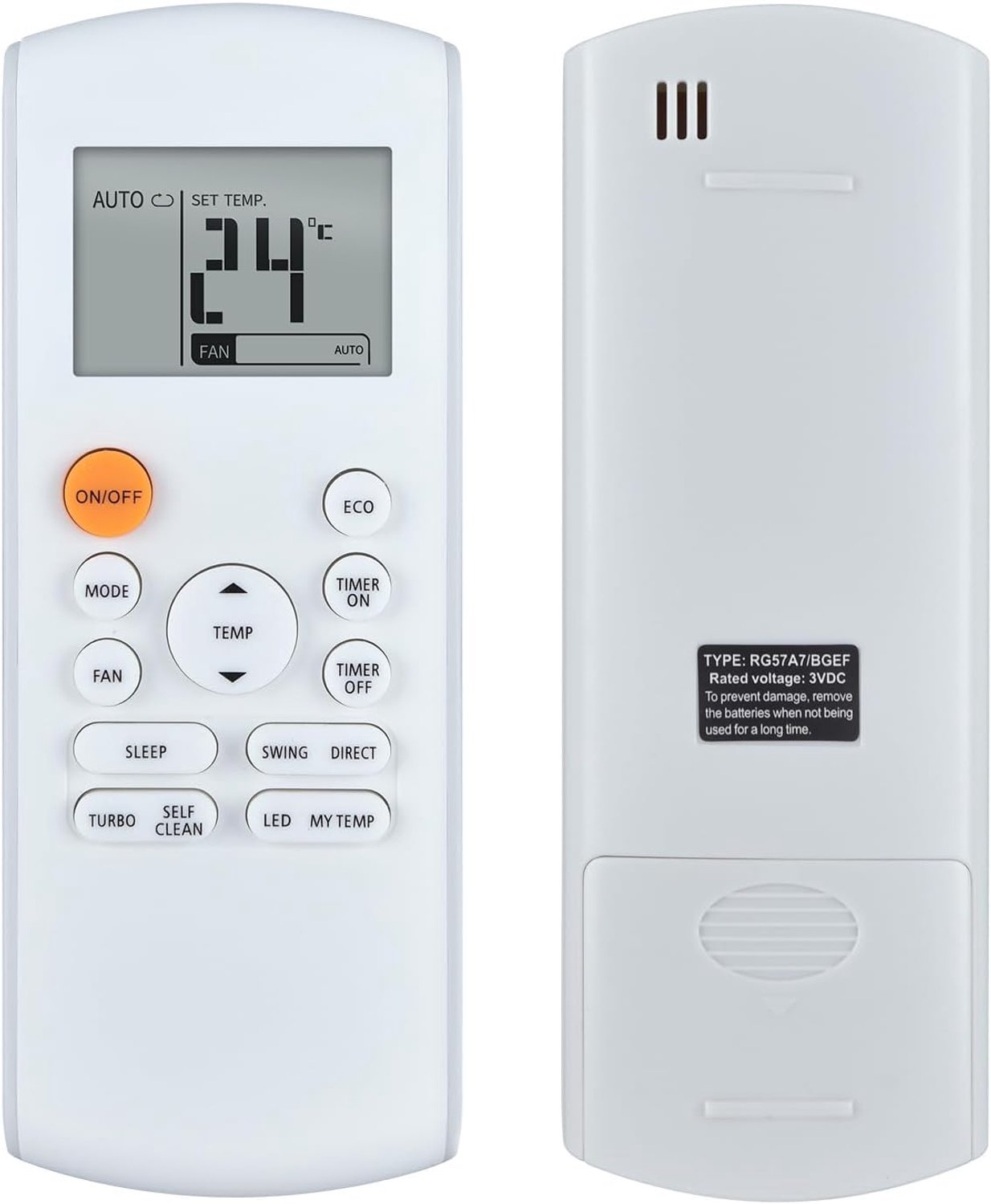 Vervangende Afstandsbediening RG57A7/BGEF RG57A7 BGEF RG57A7-BGEF Compatibel met MIDEA Air Conditioner Afstandsbediening