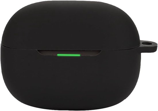 Compatibel met Redmi Buds 5 Pro, [ondersteunt draadloos opladen] [stootvaste beschermhoes] [karabijn] schattige 3D-cartoon-tekening, zwart/groen — afbeelding 5