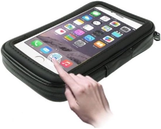 Ondersteuning voor Fietsstuur en Draaibare Waterdichte Motorfiets 360º voor Gionee M3 (2021) - Zwart — afbeelding 5