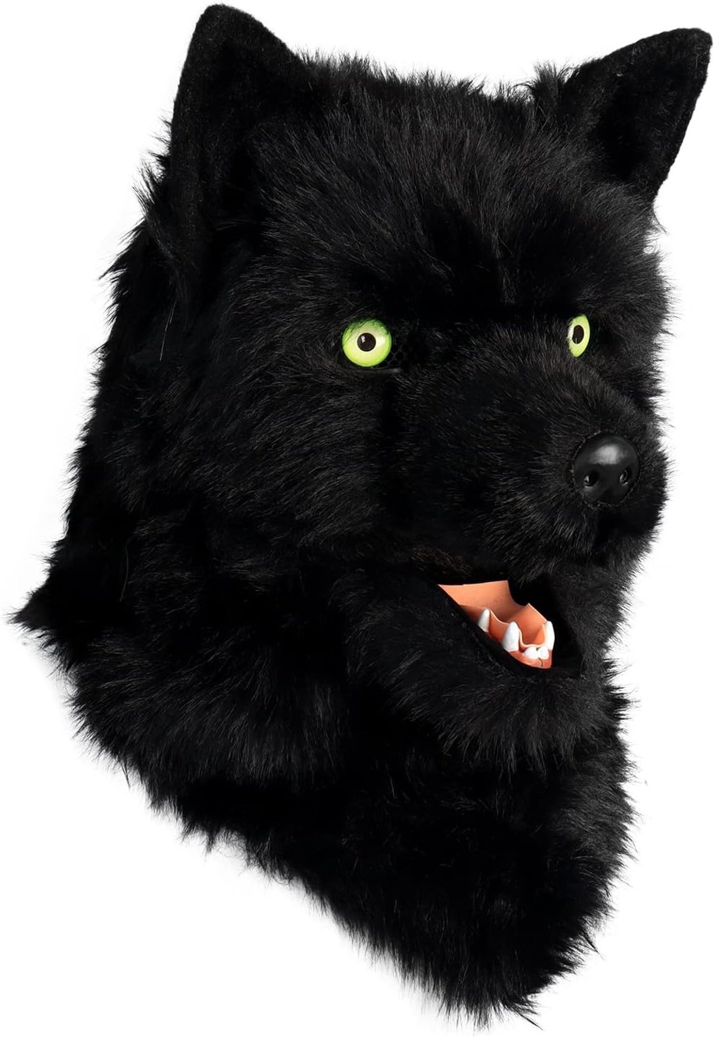 Beweegbare mond, pluche, kunstbont, kostuum, kostuum, cosplay, rekwisieten voor Halloween, carnaval, feest