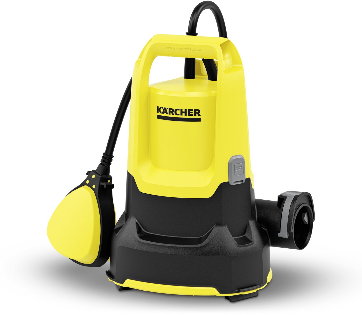 Dompelpomp 280W – Vlakzuigpomp 9000 L/u – Restwater tot 1 mm – Vlotterschakelaar – 7 m Opvoerhoogte