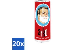 20 x Arko - Scheerzeep - Verzorgt en Beschermt de Huid - 75 ml - Voordeelverpakking - 20 stuks