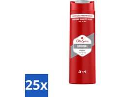 Old Spice 25 x Old Spice - Original - Douchegel 3-in-1 - Reinigt, Verfrist & Verzorgt - 400 ml - Voordeelverpakking - 25 stuks