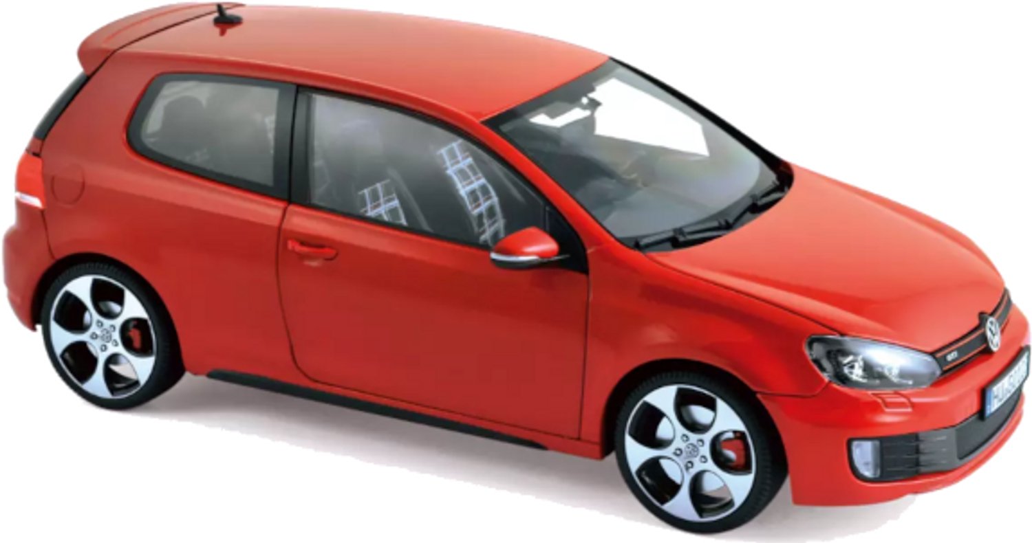 Volkswagen Golf GTI 2009 Tornado Rood - Modelauto 1/18 Norev