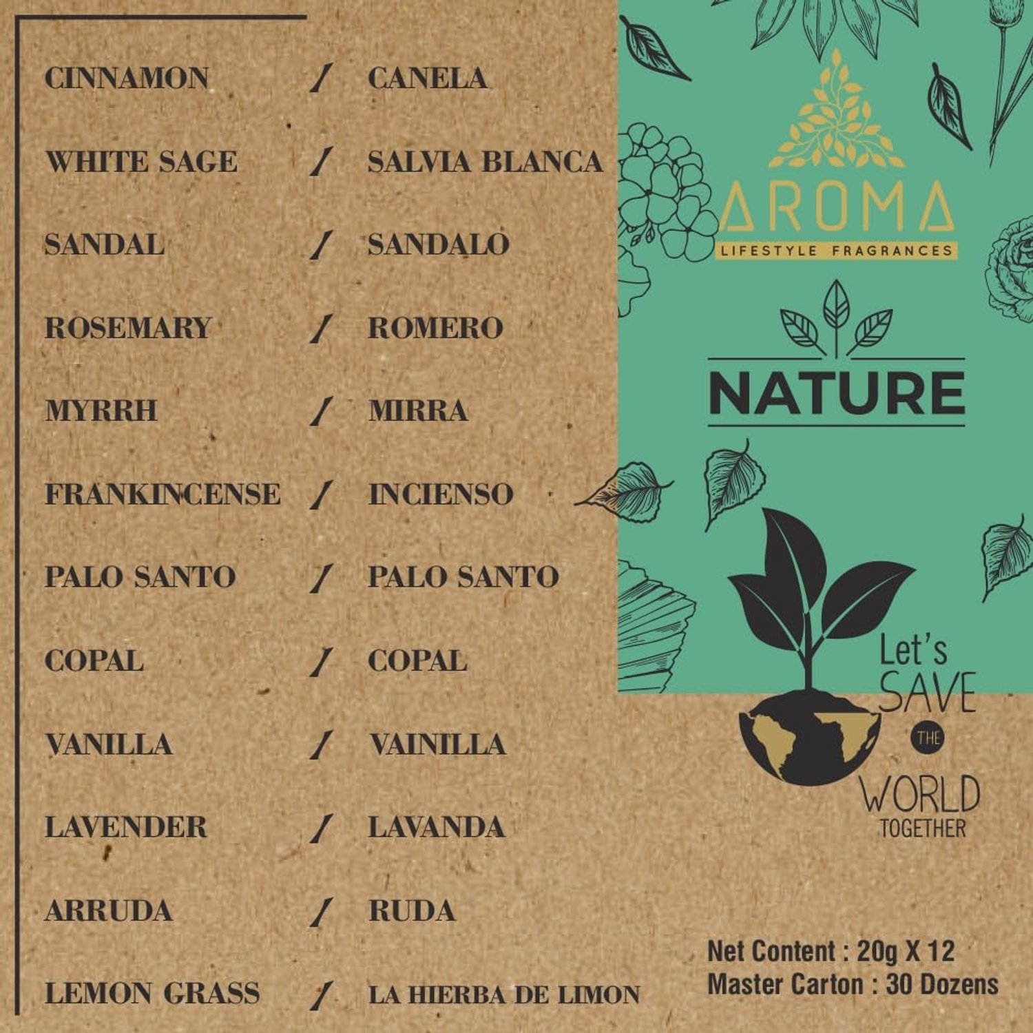 12 Doosjes Aroma Nature Wierookstokjes Black Opium