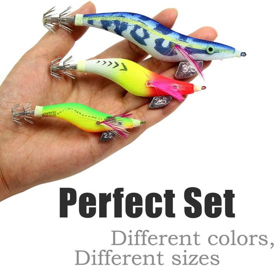 10x Kunstshrimp Vliegen voor Inktvis Vissen - Diverse Kleuren — afbeelding 2