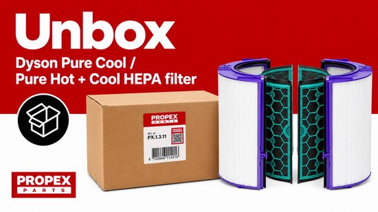 Propex Parts Luchtreiniger - HEPA filter 969048-05 - Geschikt voor Dyson Pure Cool / Pure Hot + Cool