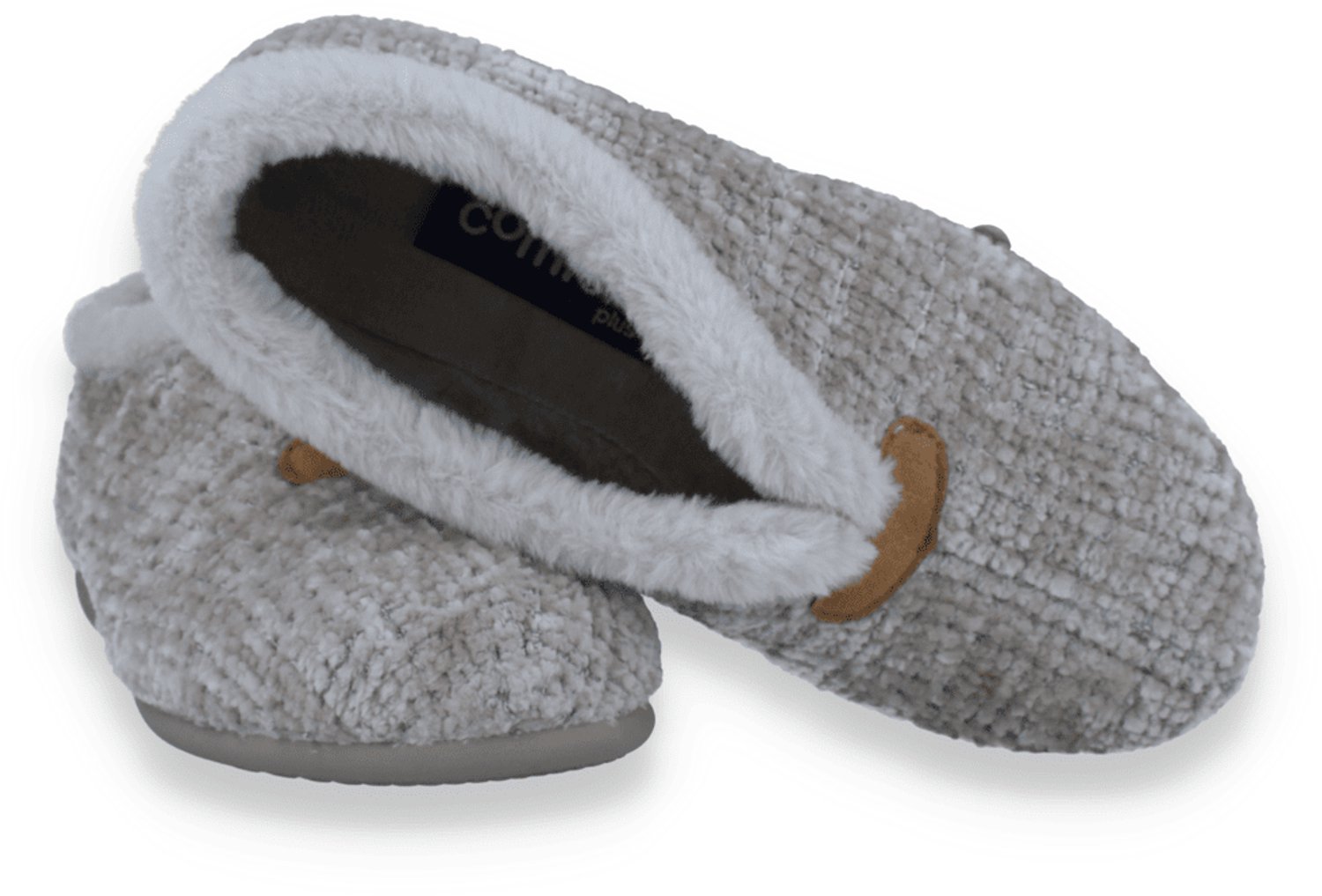 Comfort Plus Dames Pantoffel | Beige | Maat: 38